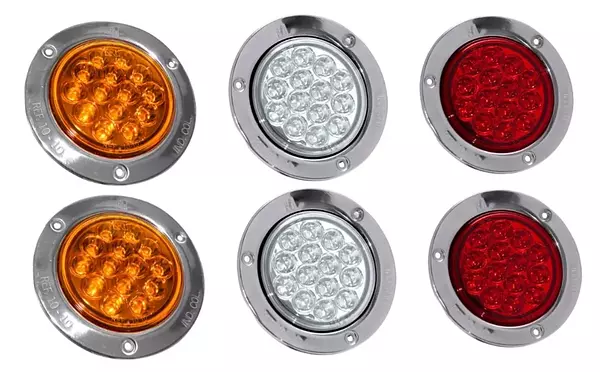 Stop Redondo En Led 1010a