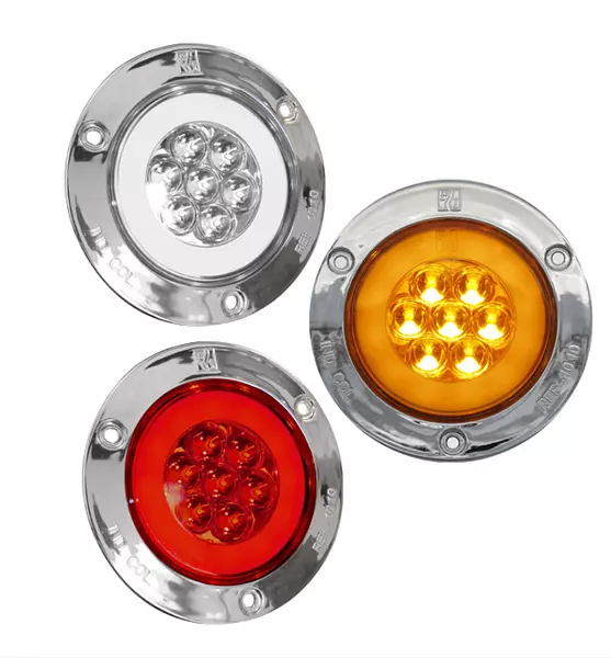 Stop Redondo En Led 1046a