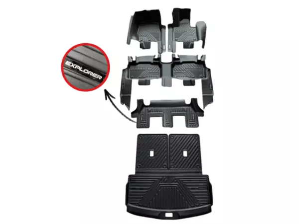 Tapetes Termoformados 5d Ford Explorer 2020-2024 Negros