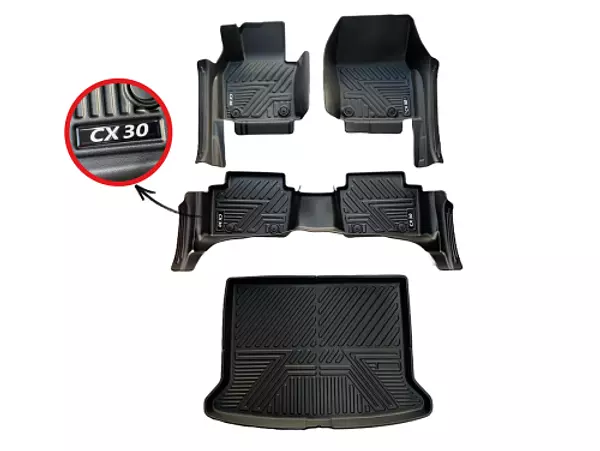 Tapetes Termoformados 5d Mazda Cx-30 2021-2025 Negros