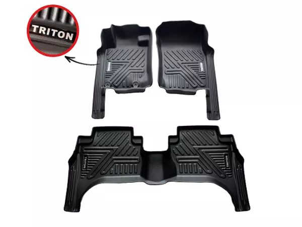 Tapetes Termoformados 5d Mitsubishi Triton 2016-2024 Negros