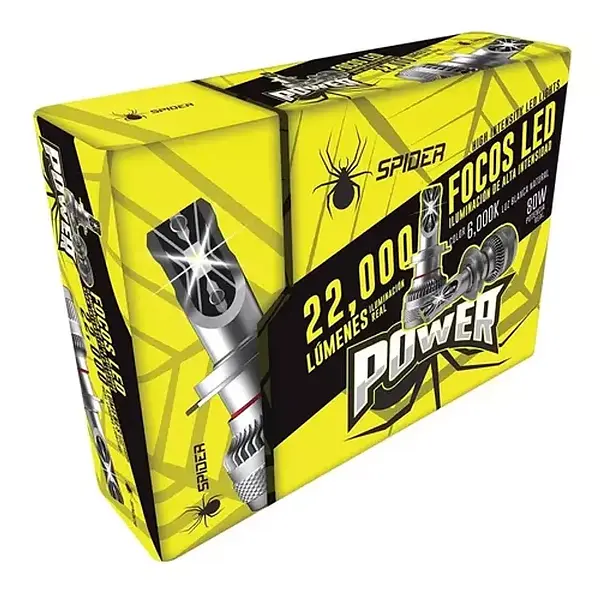 Bombillo Led H8 Serie Power Spider