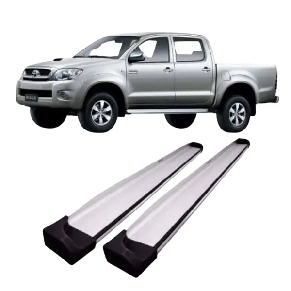 Estribos Aluminio Brillante/Mate Toyota Vigo