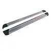 Estribos Aluminio Univ Doble Cabina 2mts 4franjas Sin Bases